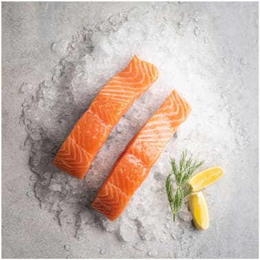 Atlantic Salmon Fillet Skin On 8 oz