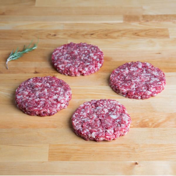 Grow & Behold Ground Beef Patties: 4oz - Single Pack- 4 Patties