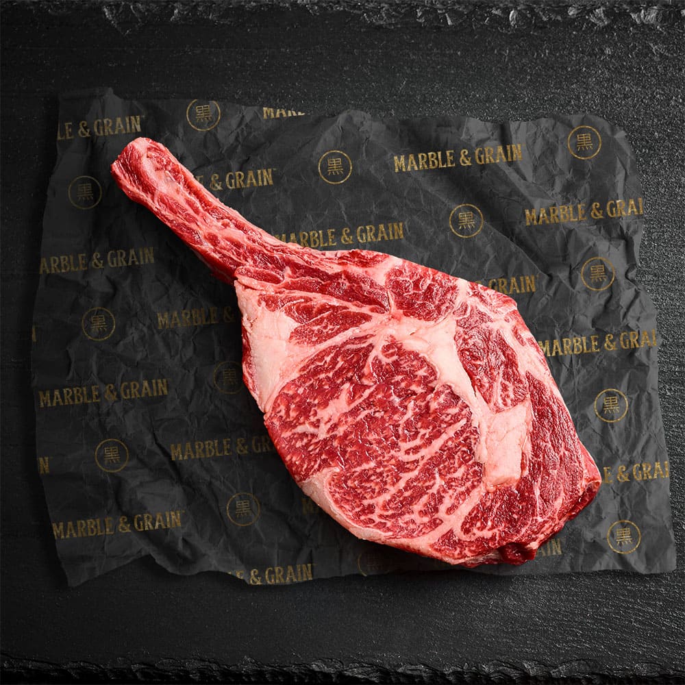 Marble & Grain Wagyu Rib Steak (Bone In) 1.25"